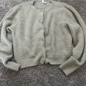 H&M Taupe Chunky Cardigan